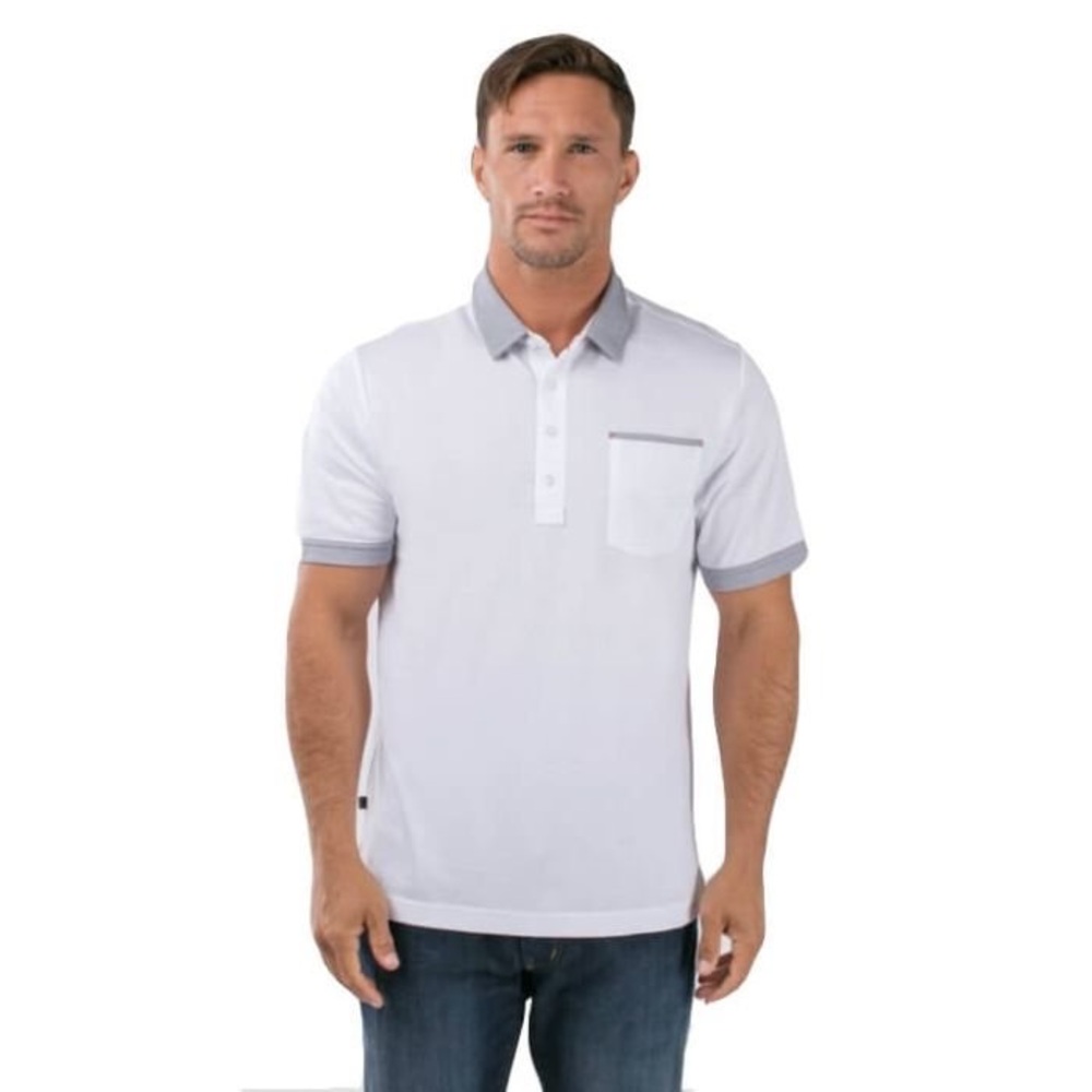 Travis Mathew K-Lew Golf Polo Lightweight Polo Shirt Size Medium